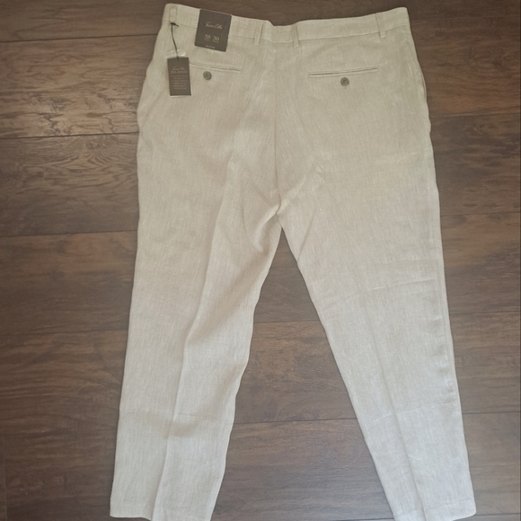 Tasso Elba 100% Linen Men's Pants - Picture 3 of 6